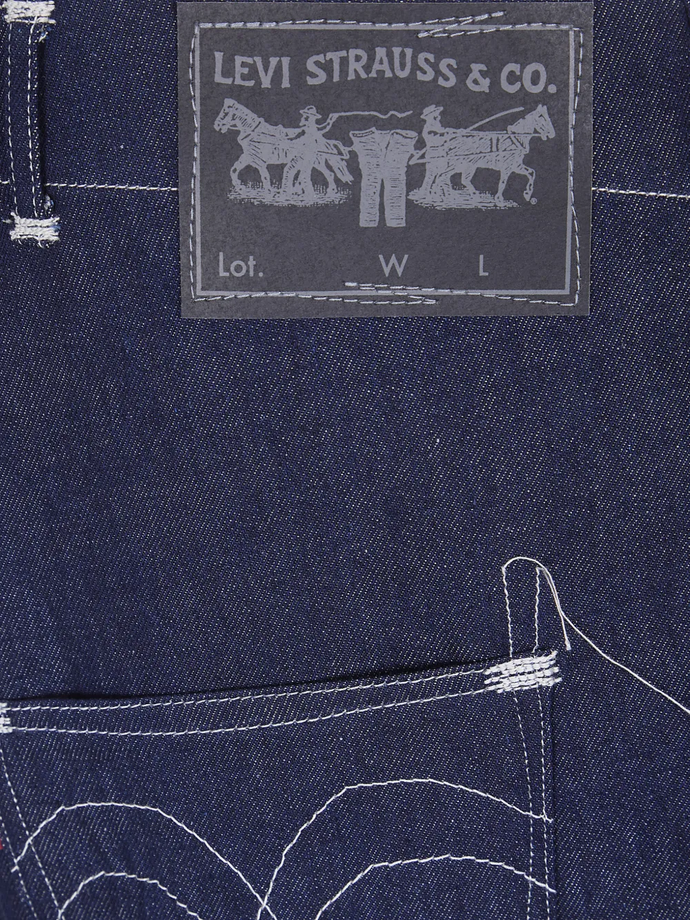  Junya Watanabe Man Contrast-stitch Jeans - Blue 