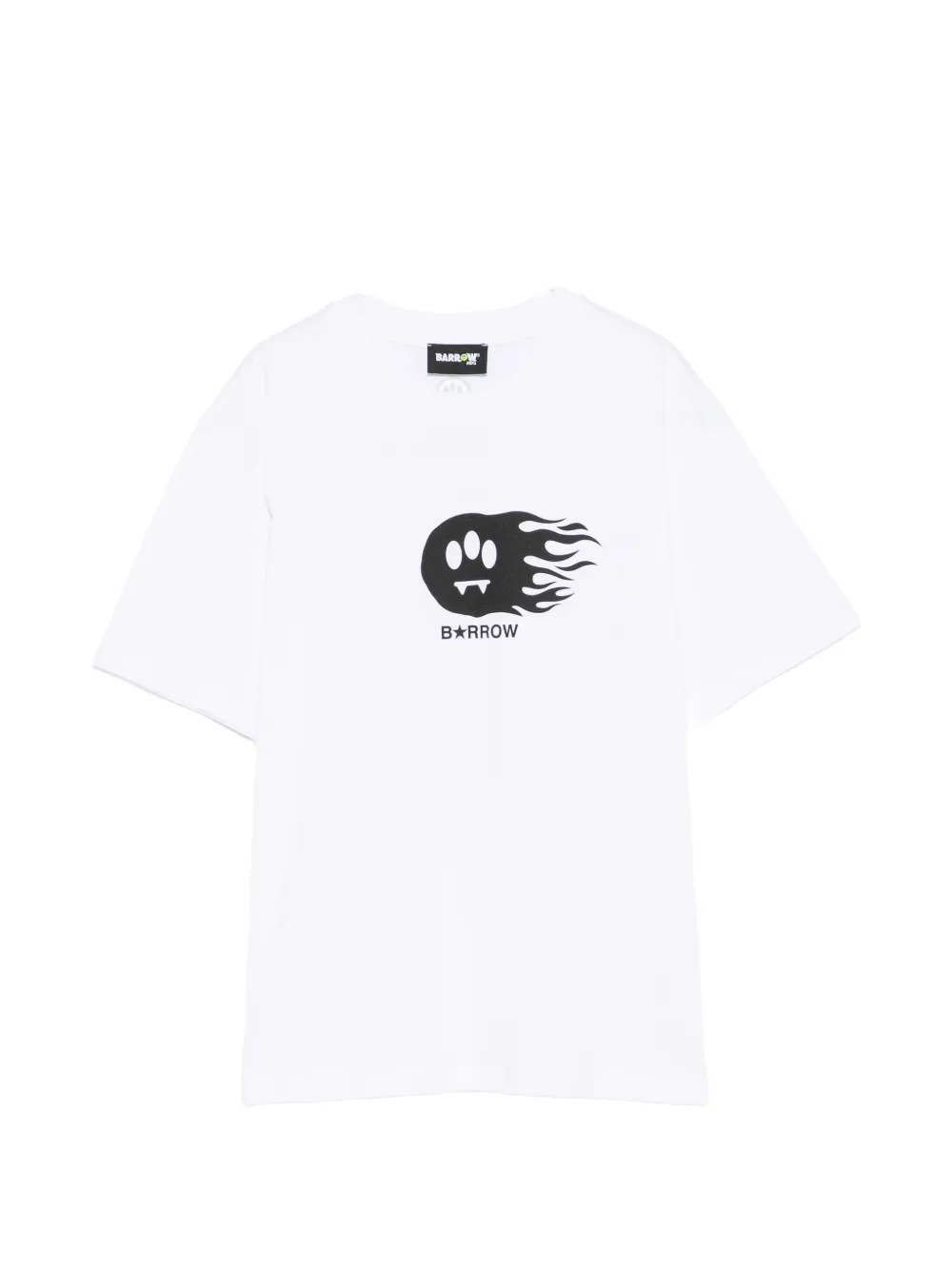 Barrow kids graphic-print T-shirt - Bianco
