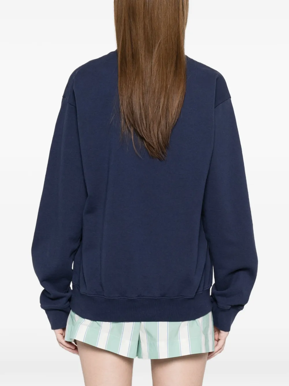 Sporty & Rich Sweater met grafische print Blauw