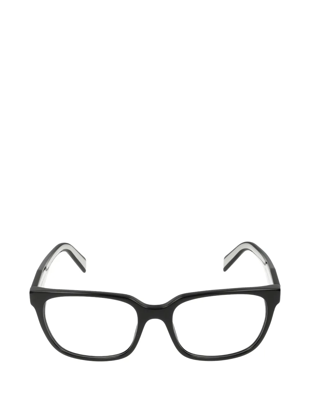 Prada rectangle-frame glasses - Schwarz