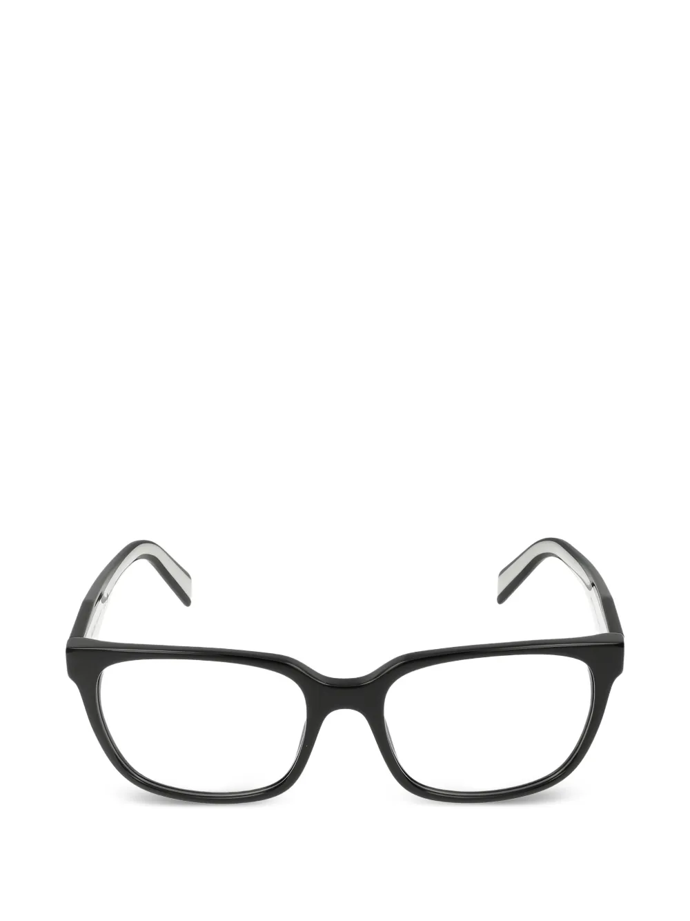 Prada rectangle-frame glasses - Nero