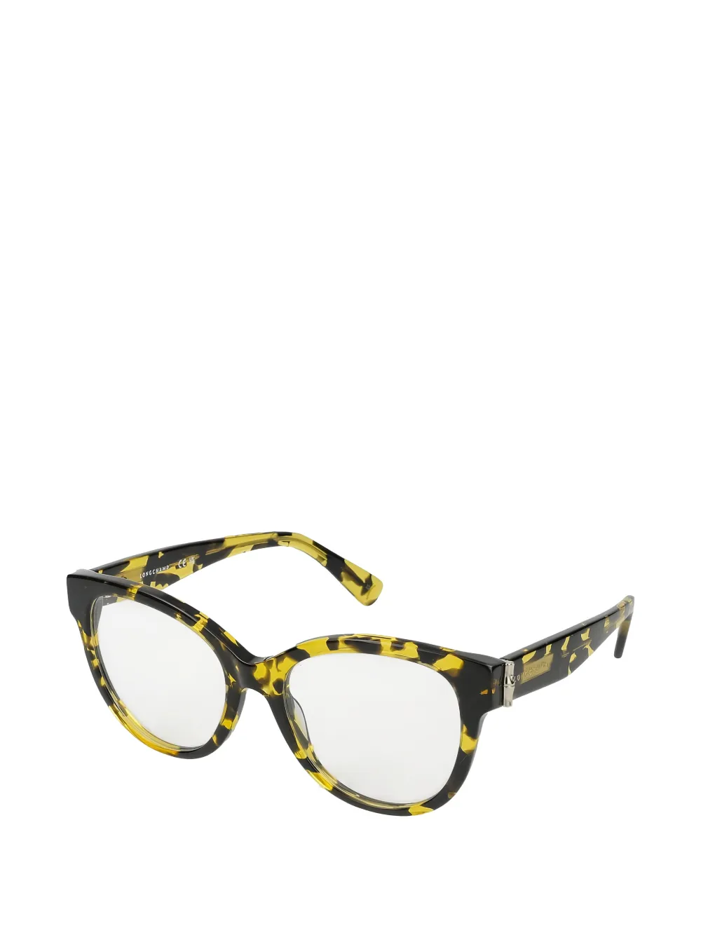  Longchamp Browline-frame Glasses - Yellow 
