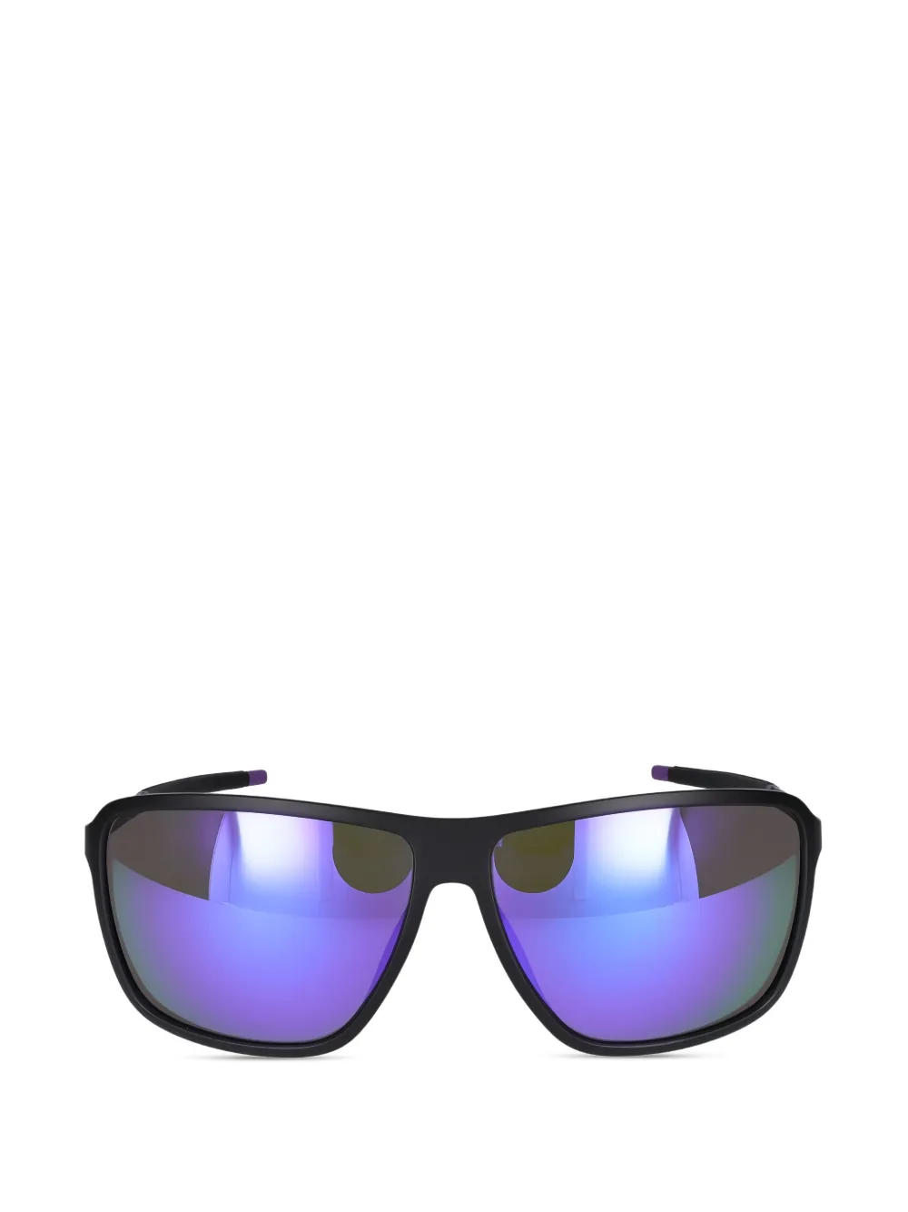 Police rectangle logo sunglasses - Nero