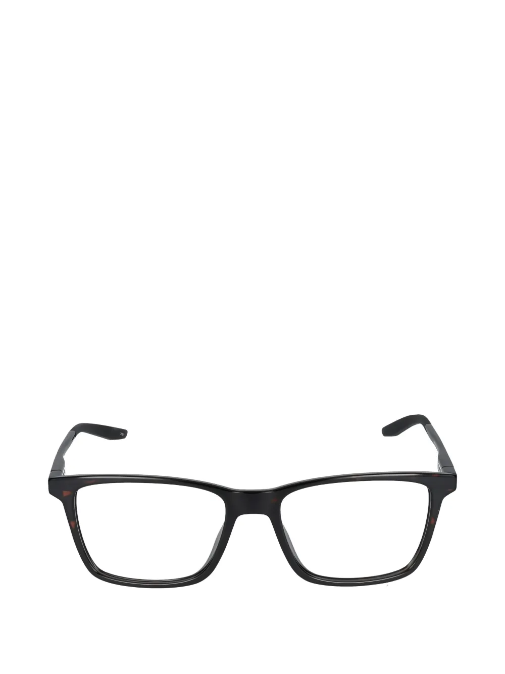 Nike Tortoise Square Glasses In Brown