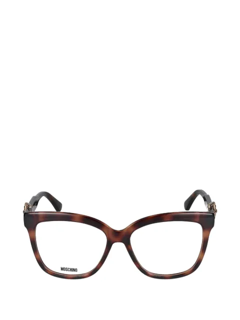 Moschino buckle cat-eye glasses