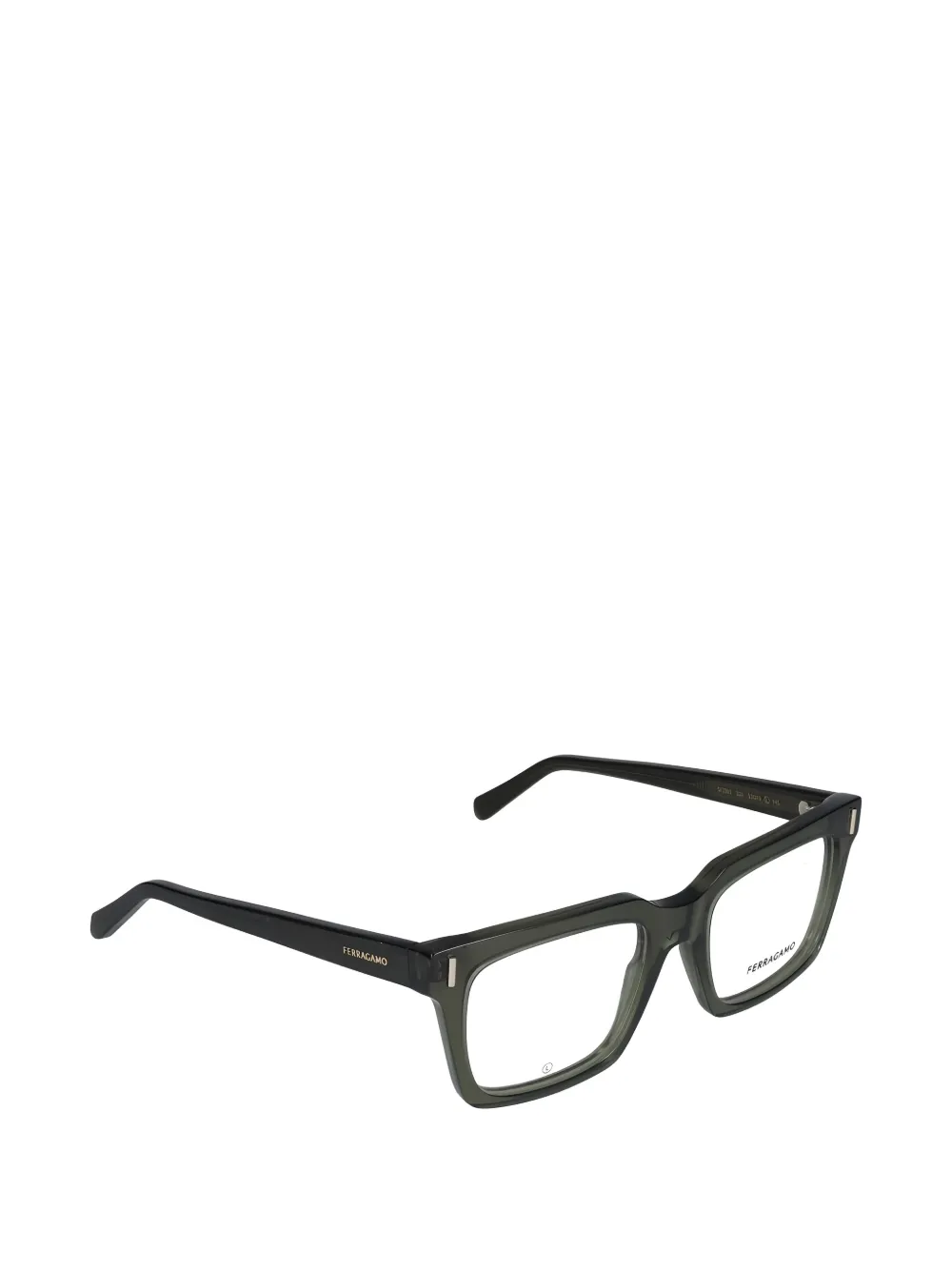  Ferragamo Square Frame Glasses - Black 
