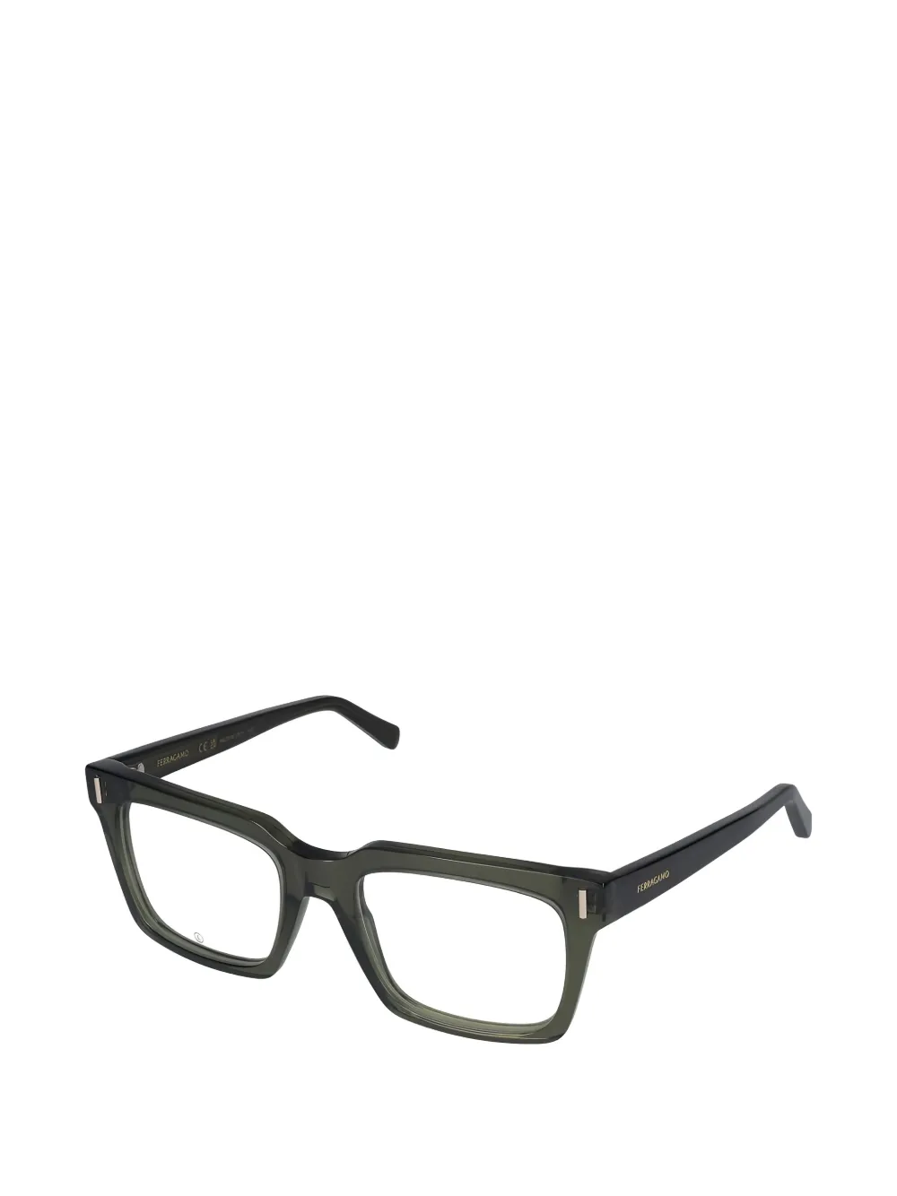  Ferragamo Square Frame Glasses - Black 