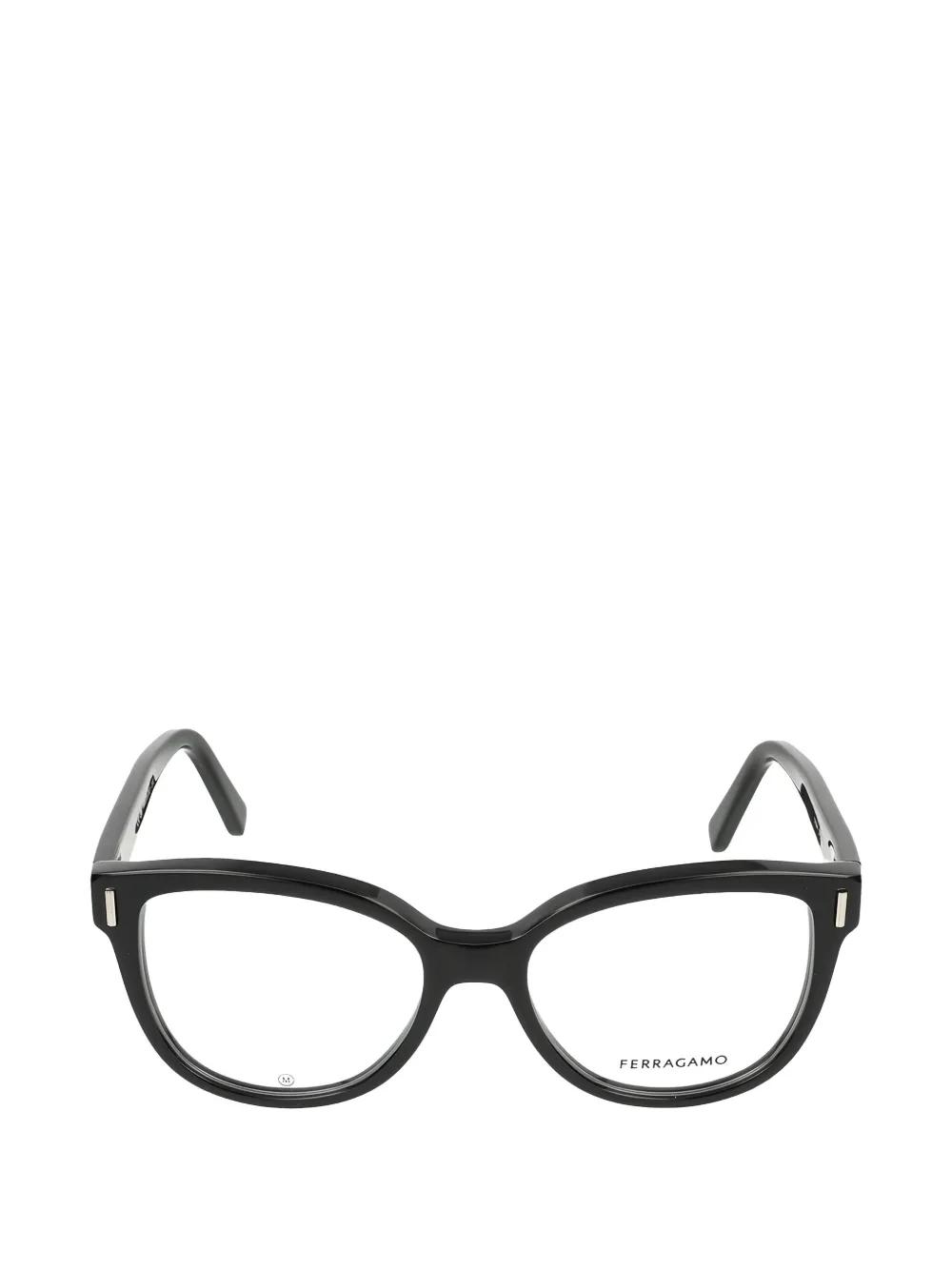 Ferragamo Browline Eyeglasses In Black