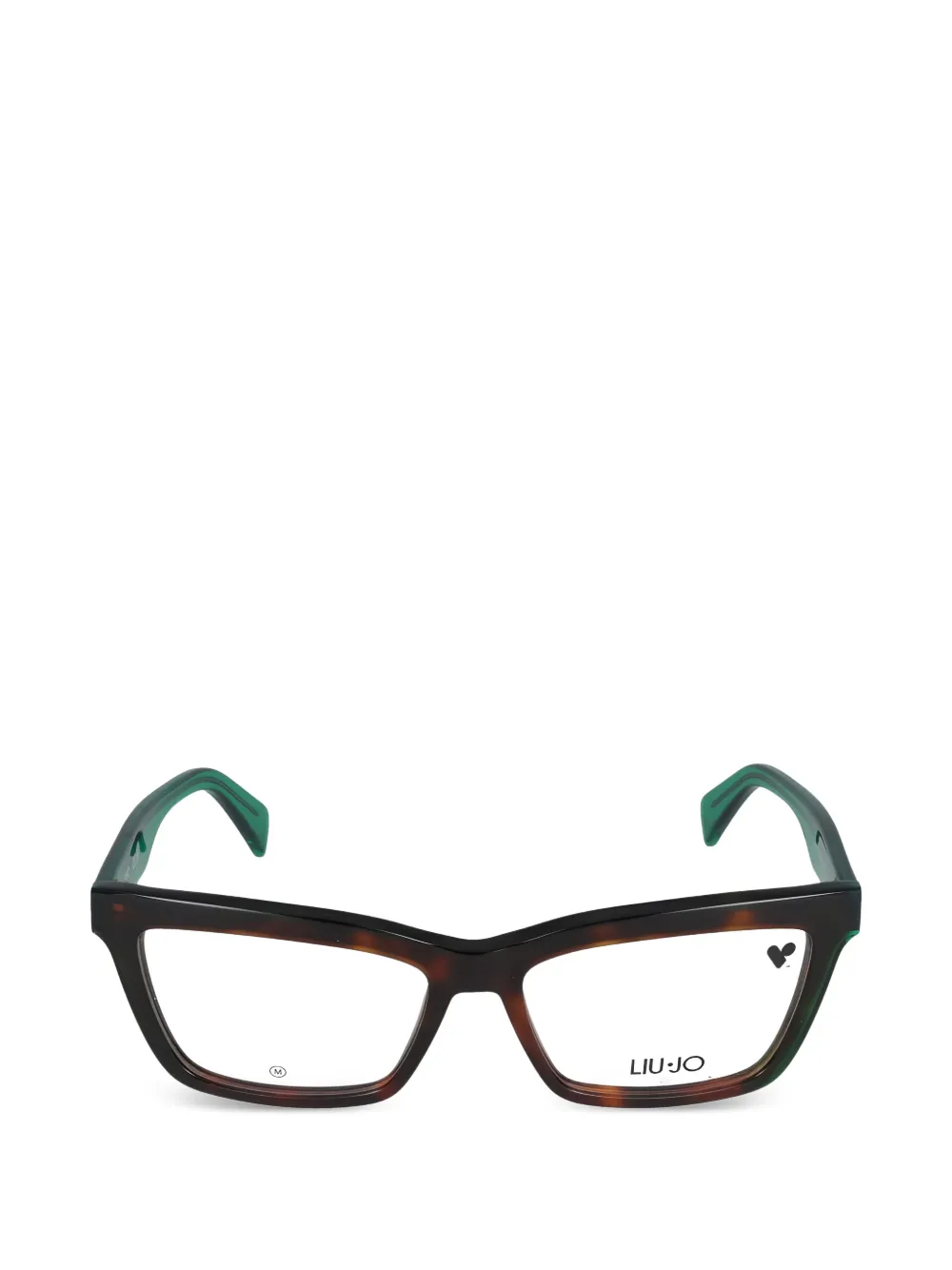 LIU JO rectangle eyeglasses - Marrone