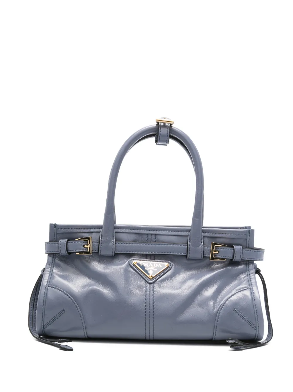 Prada Borsa tote con fibbia - Blu