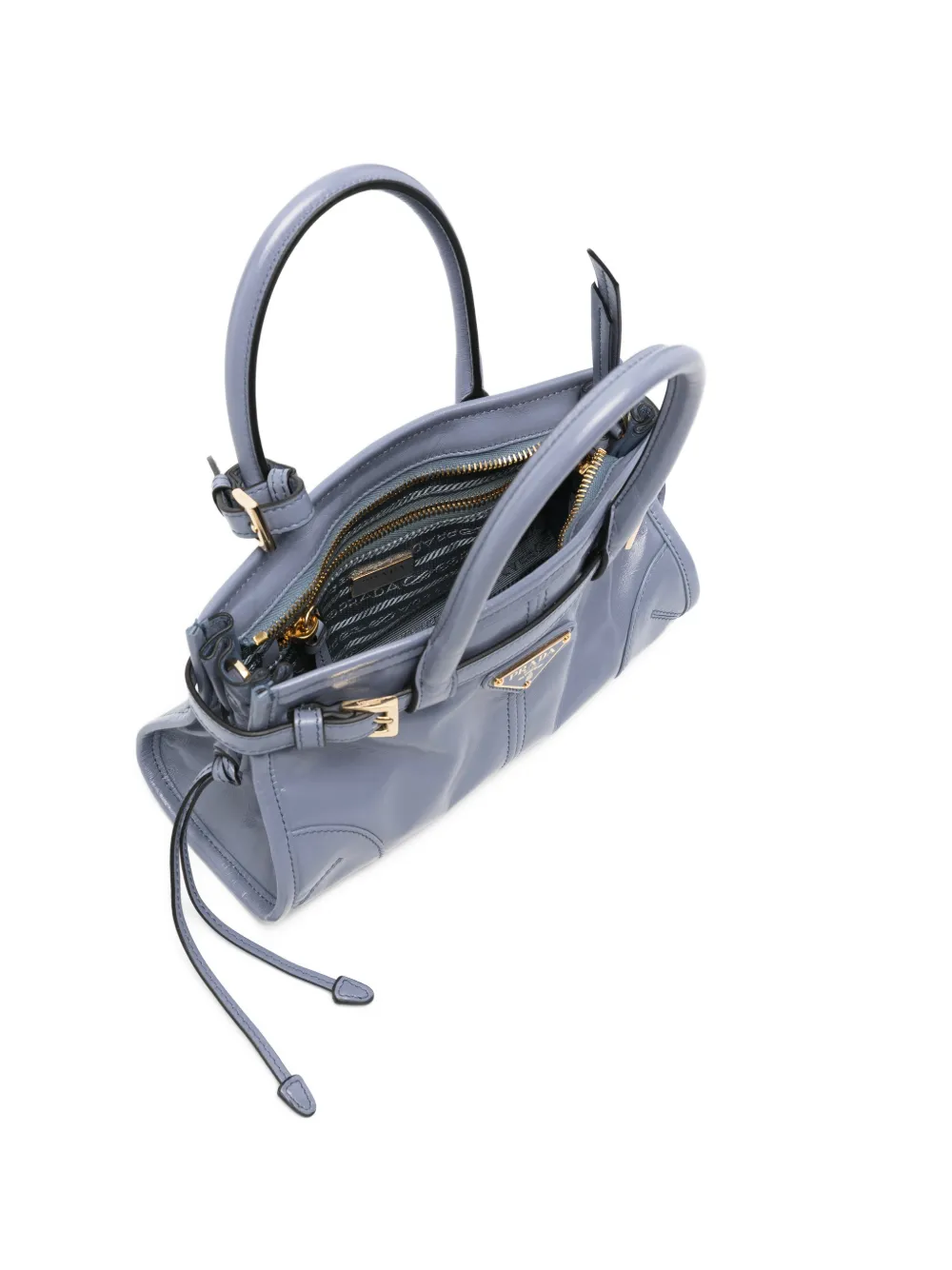 Prada Shopper met gesp Blauw