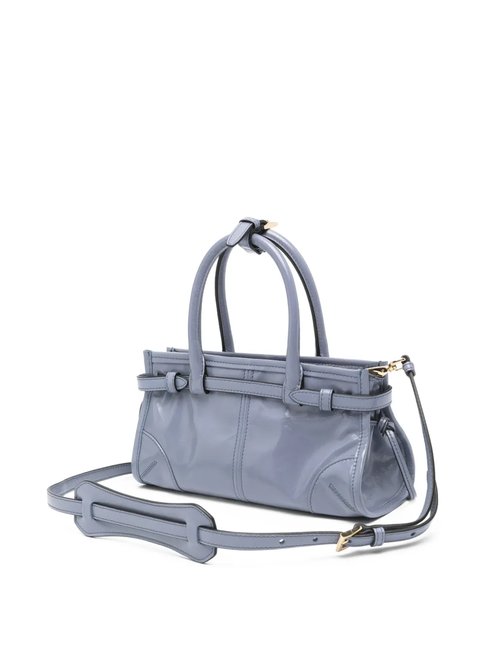 Prada Shopper met gesp Blauw