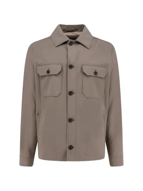 Corneliani buttoned patch-pocket jacket
