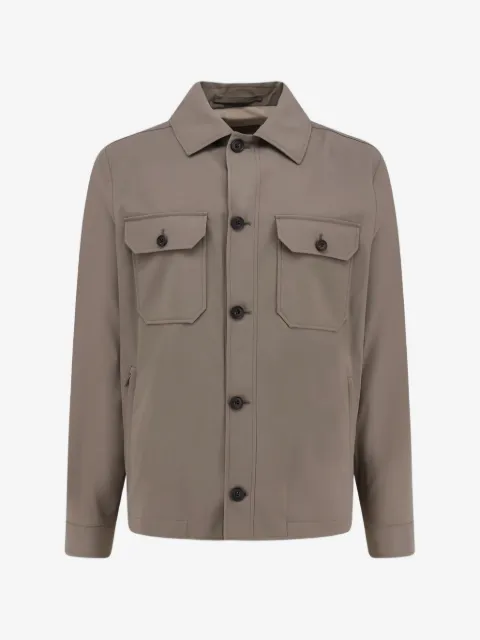Corneliani buttoned patch-pocket jacket