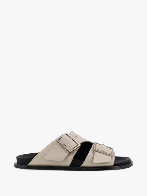 ALOHAS adjustable strap leather sandals
