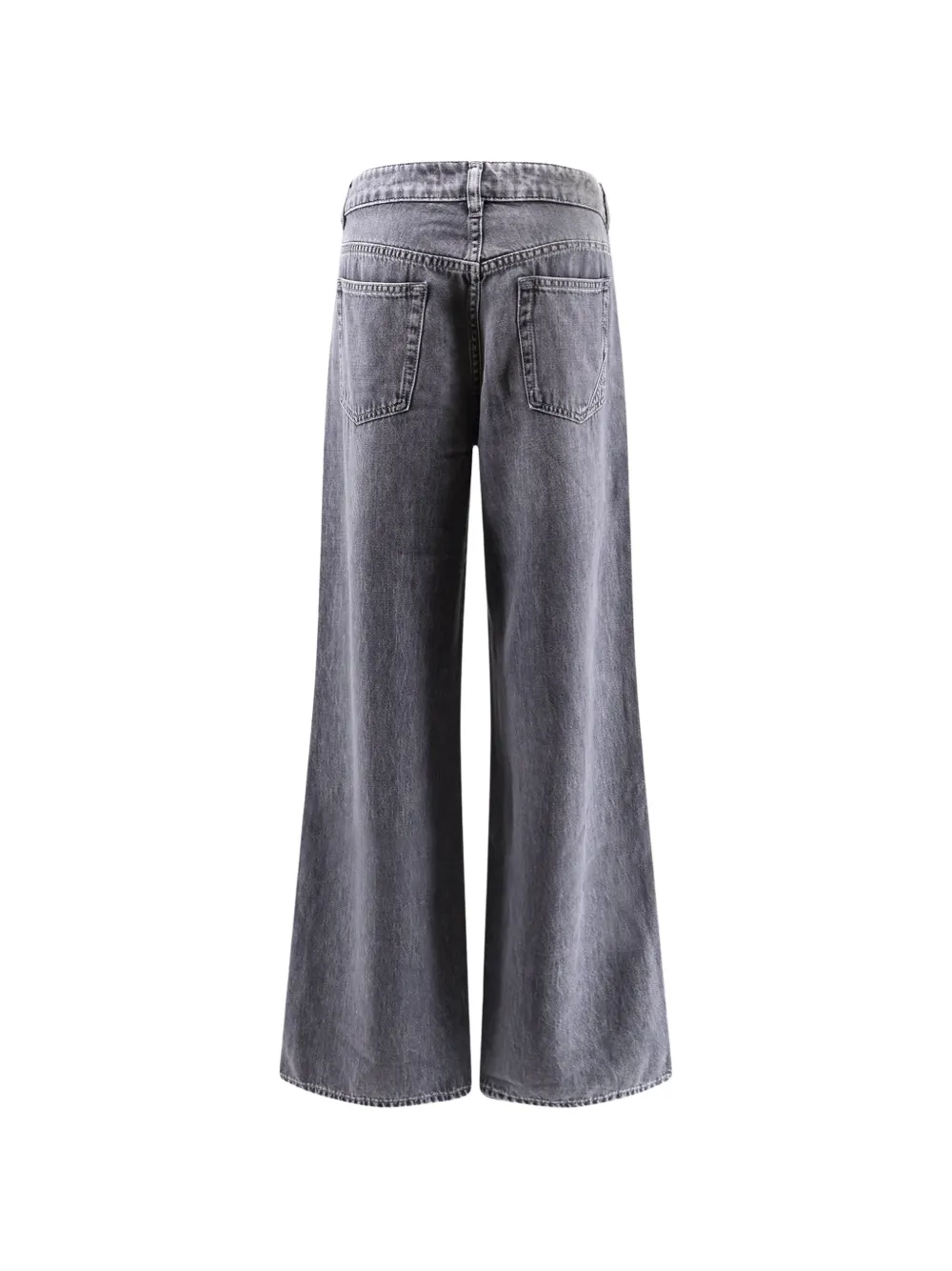 3x1 Jeans met wijde pijpen en vervaagd effect Grijs