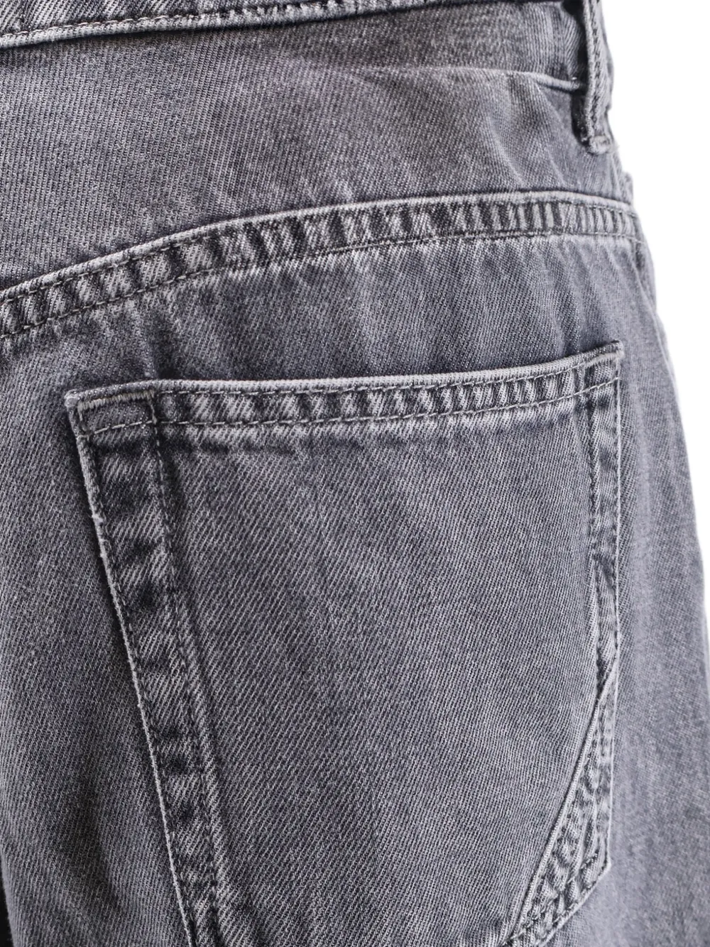 3x1 Jeans met wijde pijpen en vervaagd effect Grijs