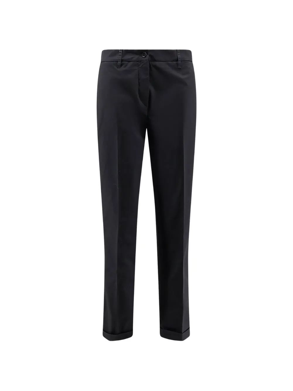ASPESI pressed-stud turn-up trousers - Nero