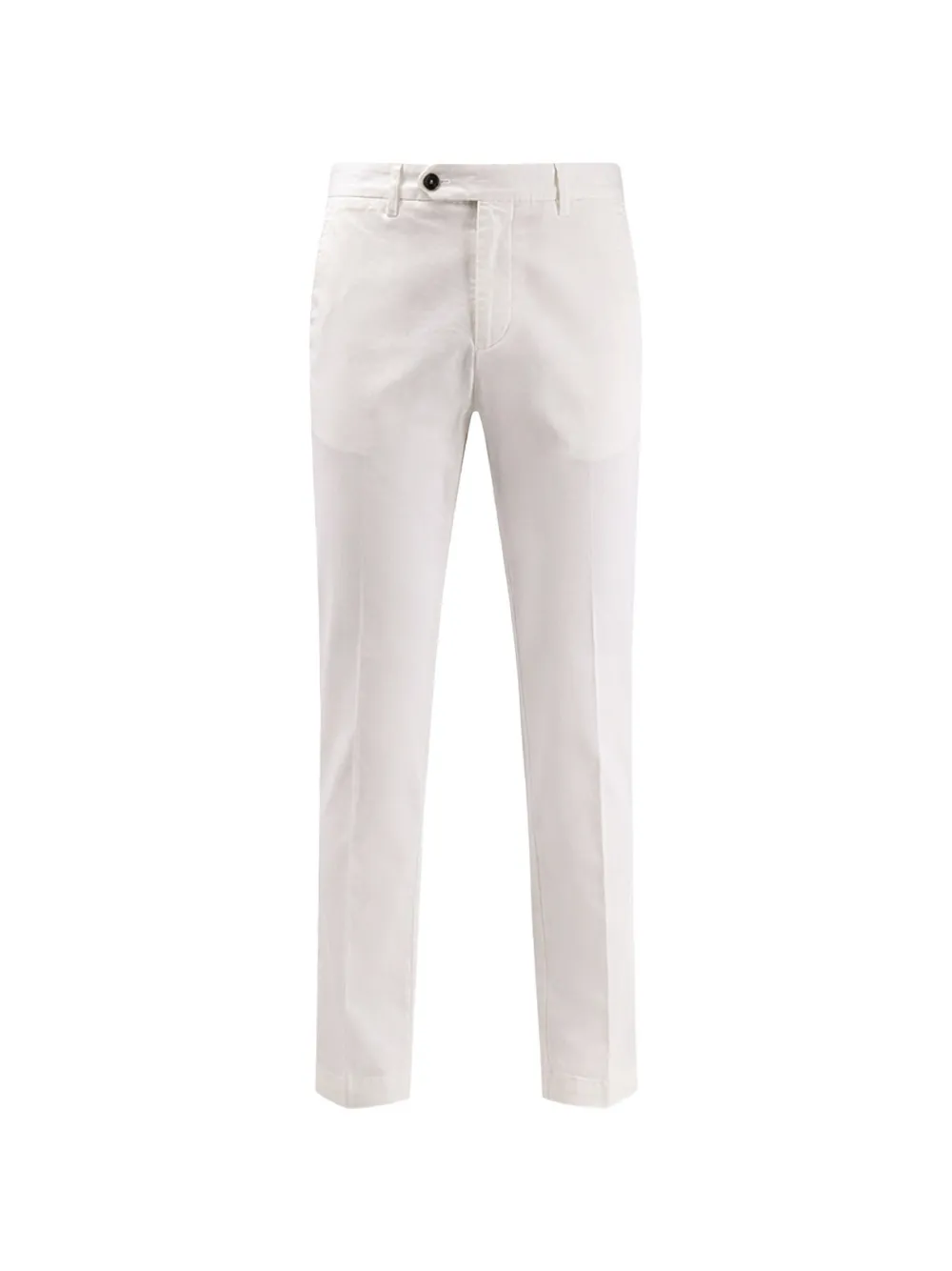 PT Torino metal charm flap trousers - Bianco