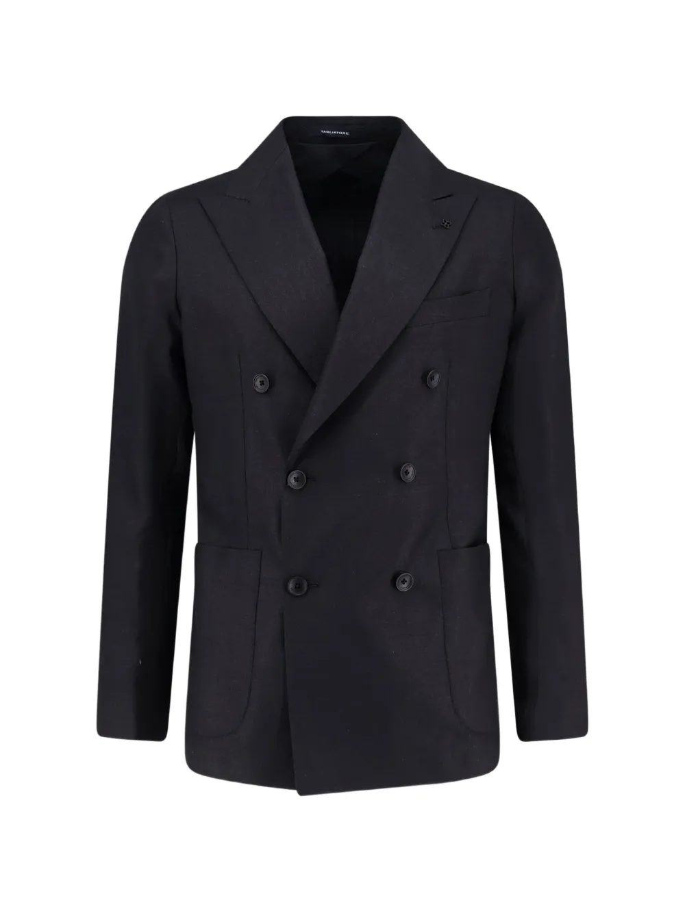 Tagliatore double-breasted peak-lapel blazer - Blu