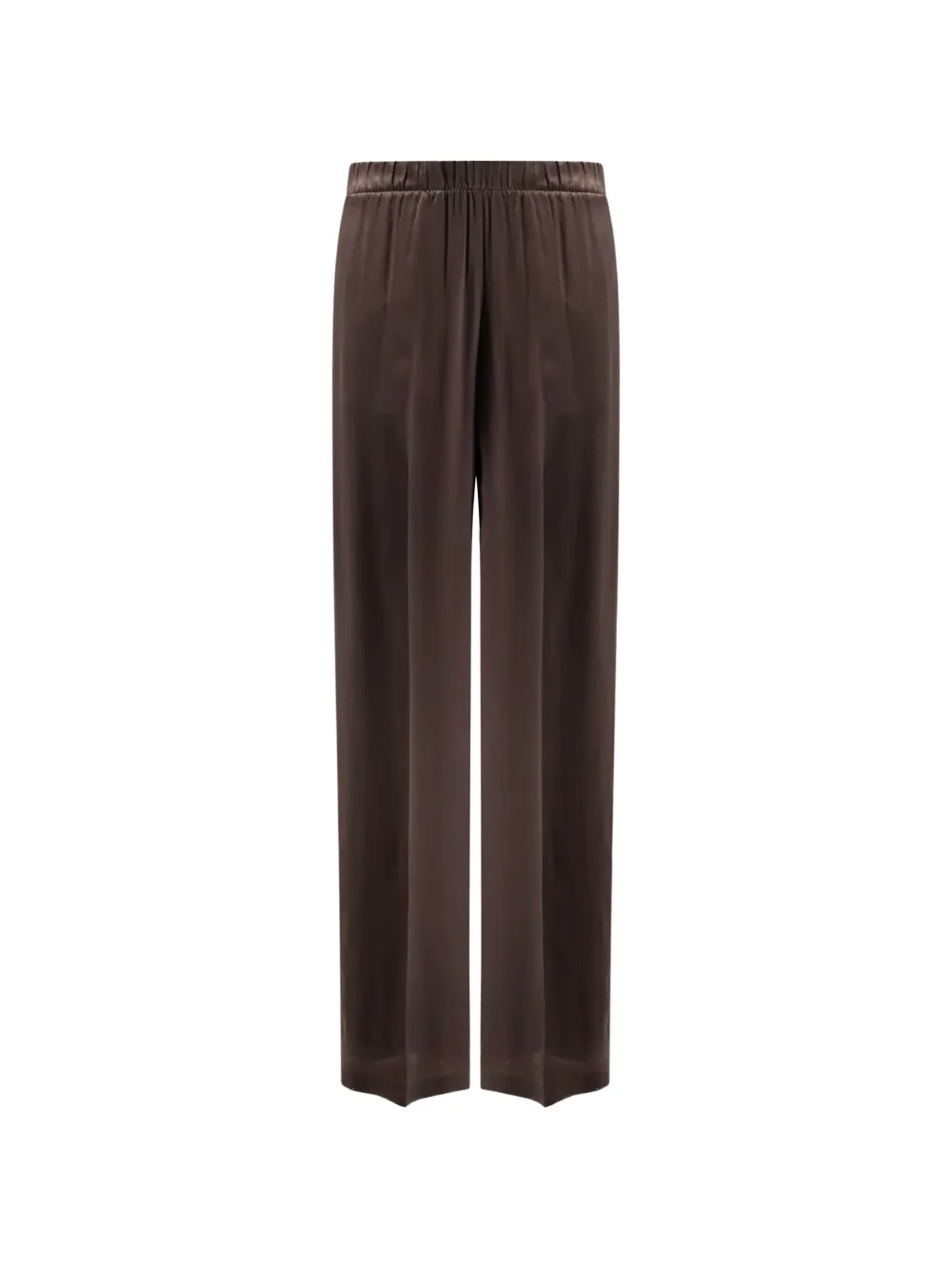 Semicouture elasticated wide-leg trousers - Marrone