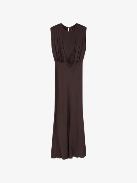 Semicouture padded shoulders dress