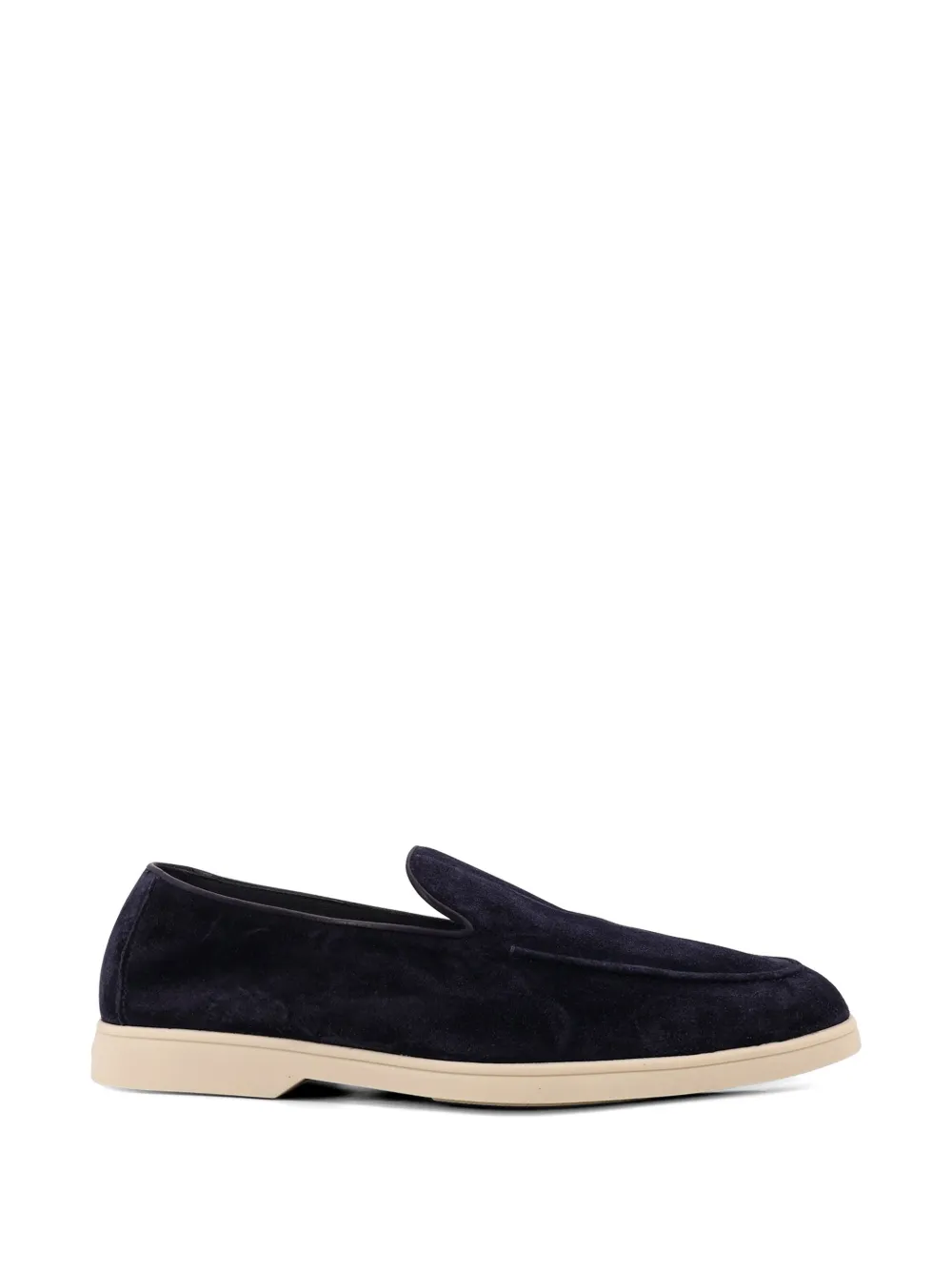Doucal's Reverse suede loafers - Blu