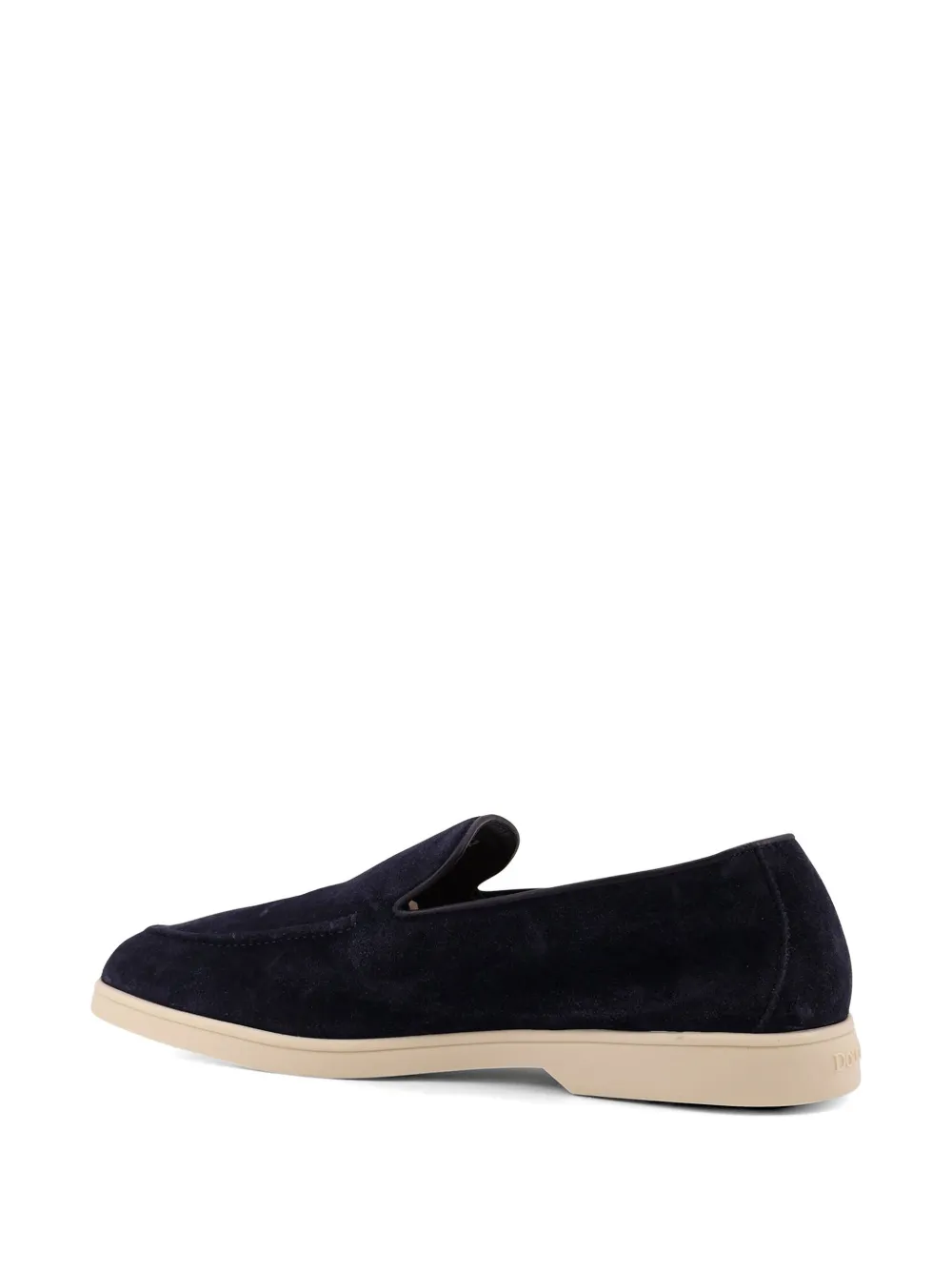Doucal's Reverse suède loafers Blauw