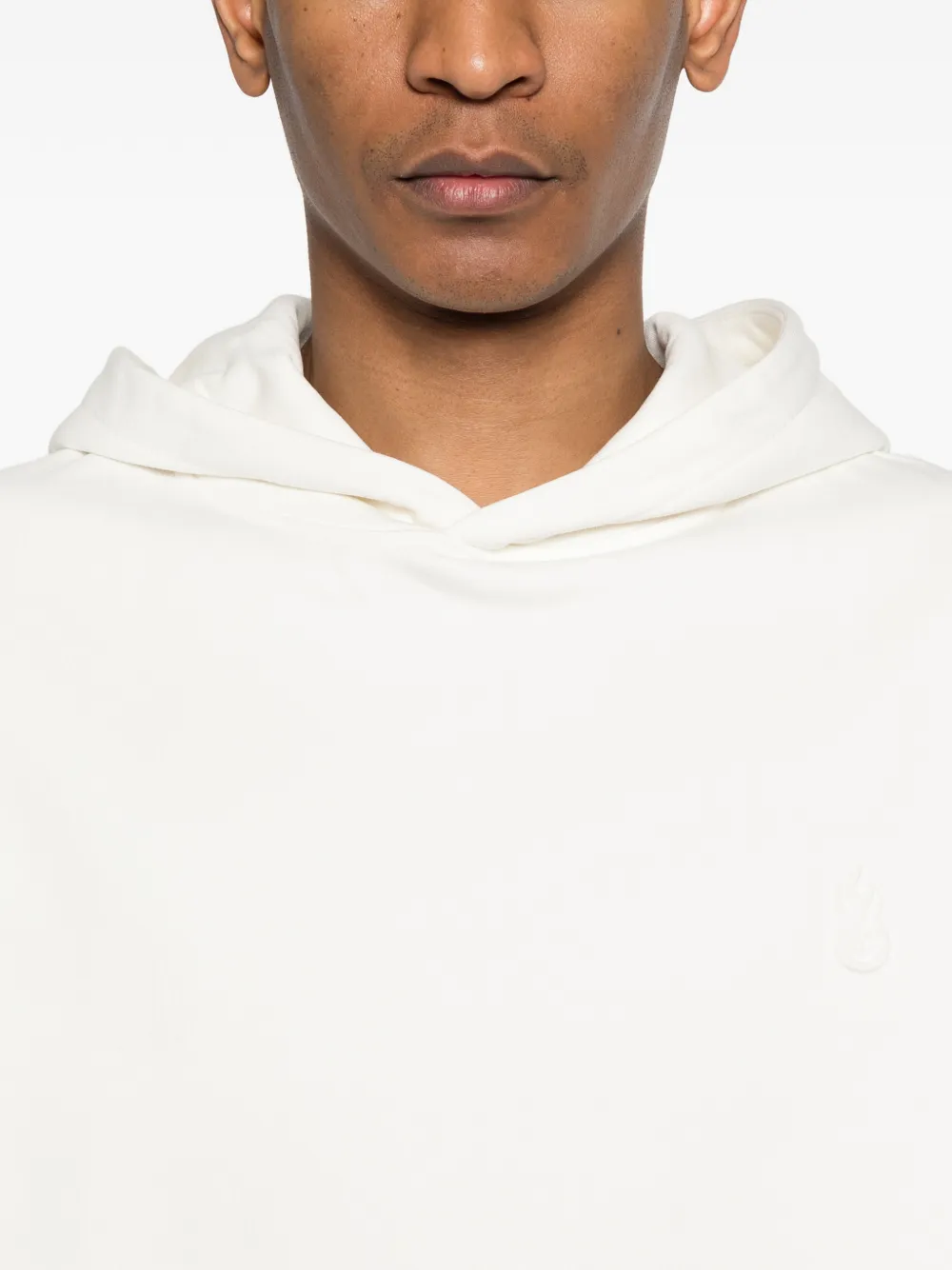 Vision Of Super Hoodie met vlammen-reliëf Wit