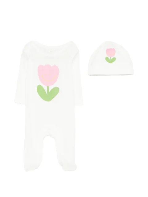 Stella McCartney Kids flower-detail rompers set 