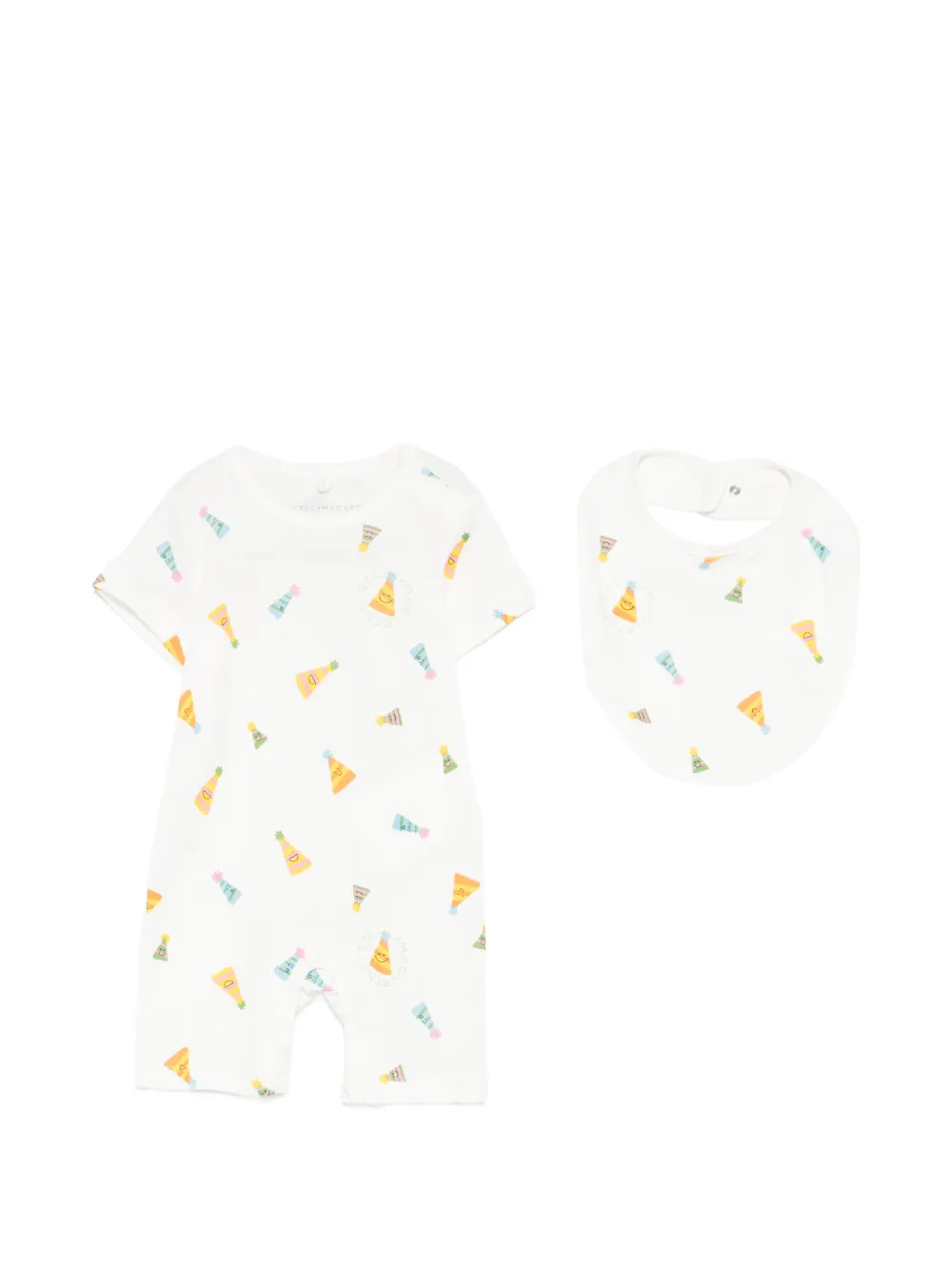 Stella McCartney Kids printed rompers set - Weiß