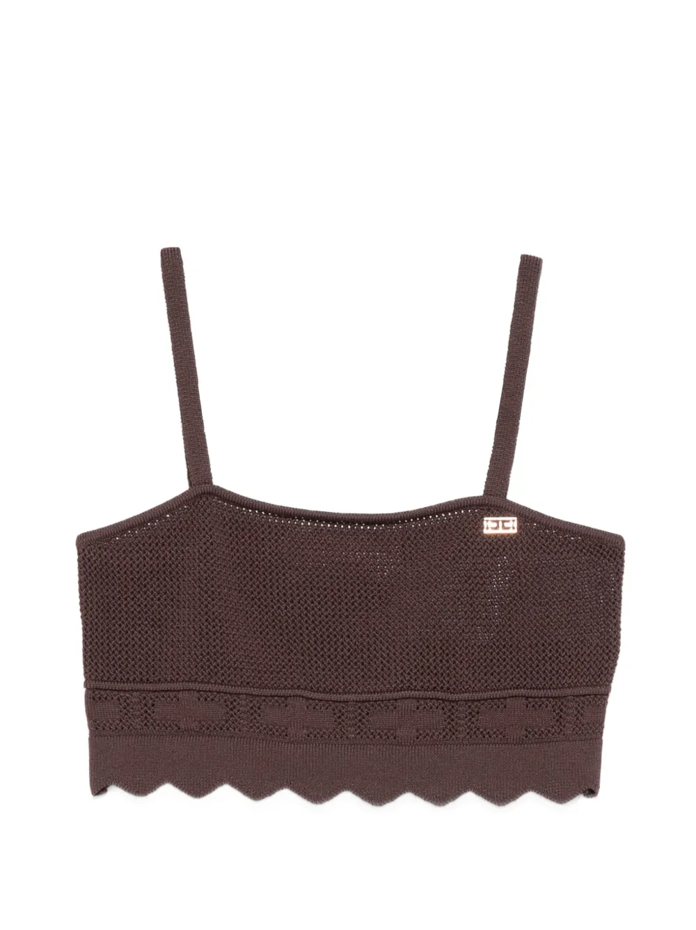 Elisabetta Franchi La Mia Bambina logo-detail top - Marrone