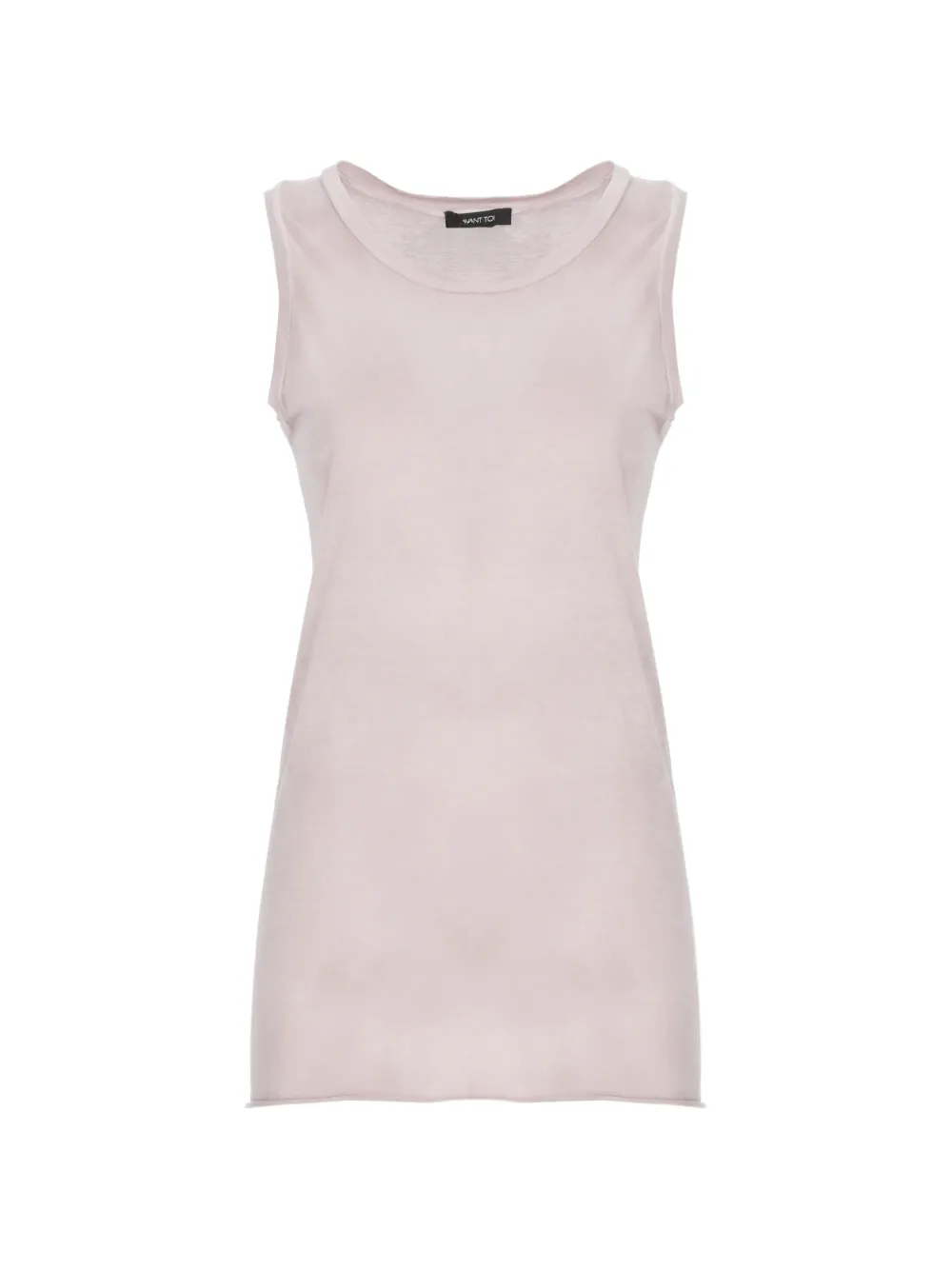 Avant Toi fine-knit tank top - Rosa