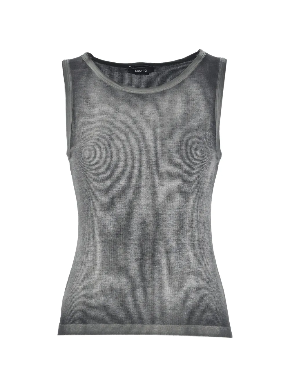 Avant Toi ribbed knit tank top - Grigio