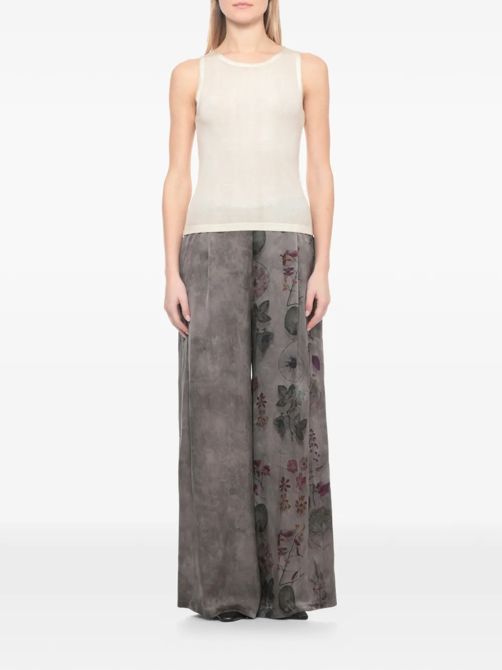  Avant Toi Knitted Vest - Neutrals 