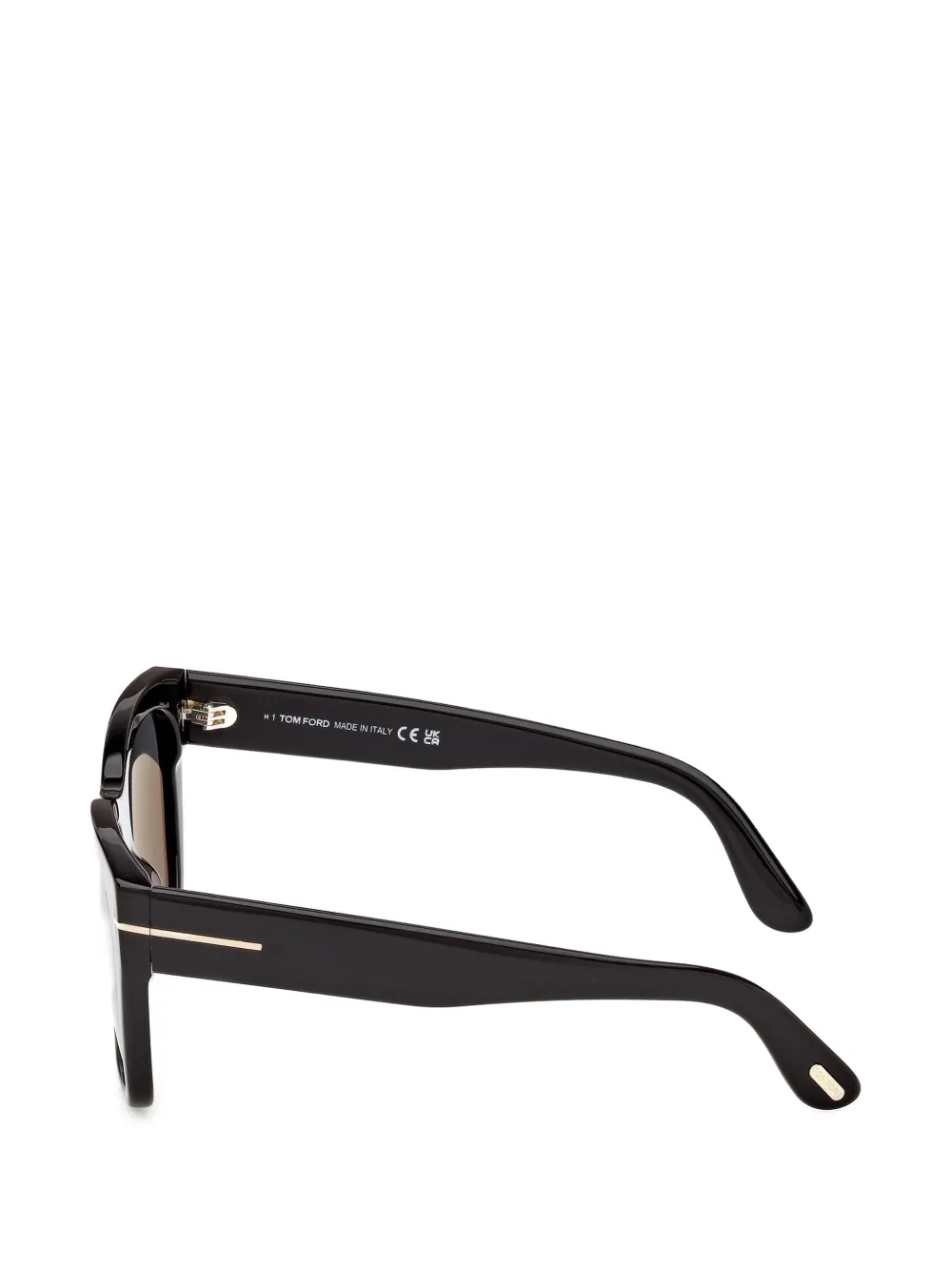 TOM FORD Eyewear Zonnebril met vierkant montuur Zwart