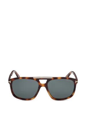 TOM FORD Eyewear Frances スクエアフレーム サングラス | ブラウン