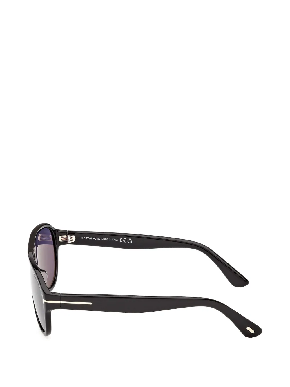 TOM FORD Eyewear Zonnebril met piloten montuur Zwart
