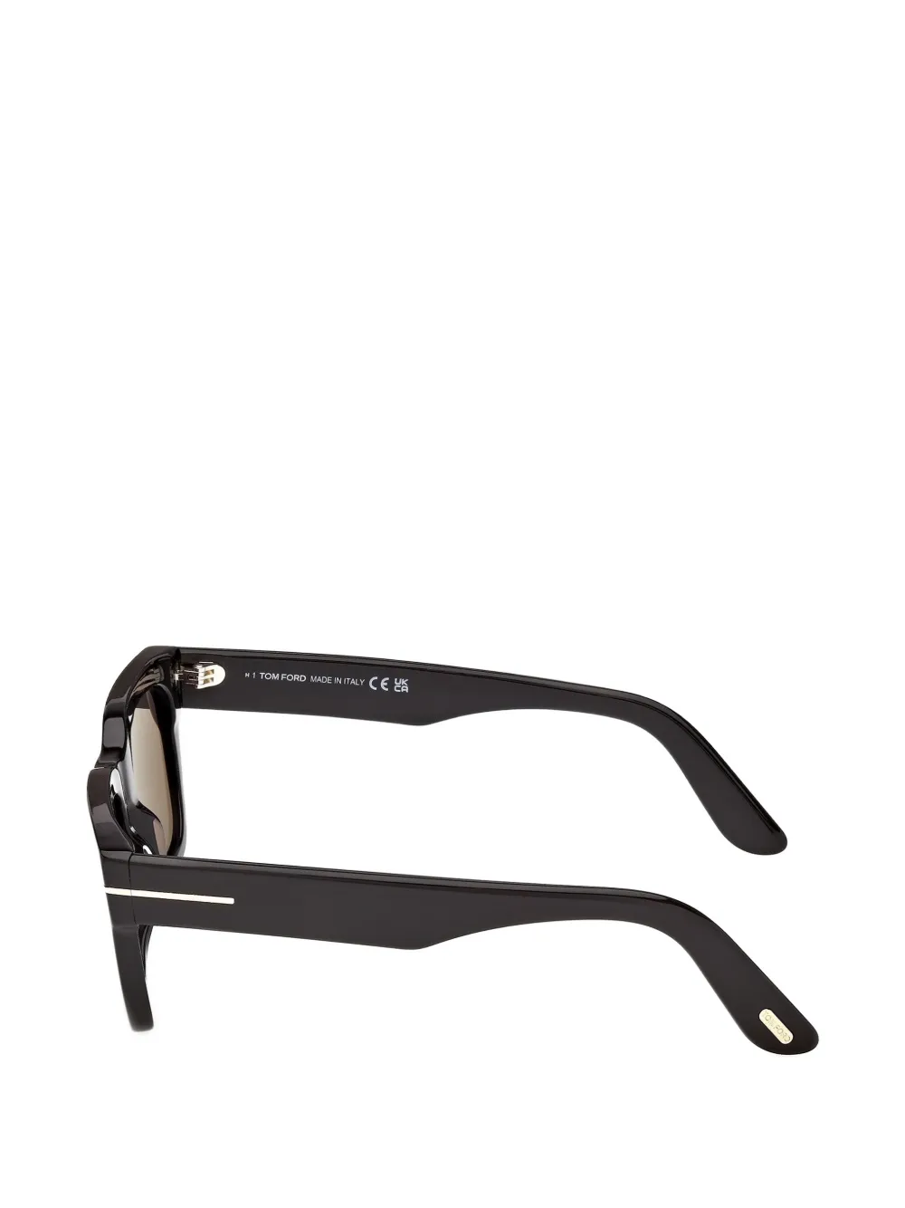 TOM FORD Eyewear Andy-02 zonnebril met T-patroon Zwart