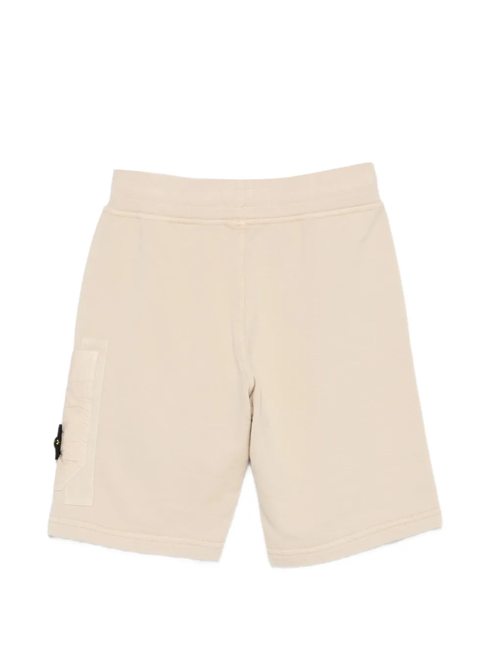 Stone Island Junior Zwembroek met Compass-patch Beige