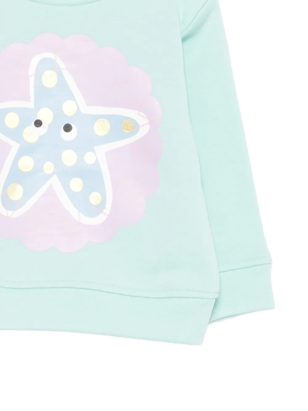 Stella McCartney Kids Sweater met print Blauw