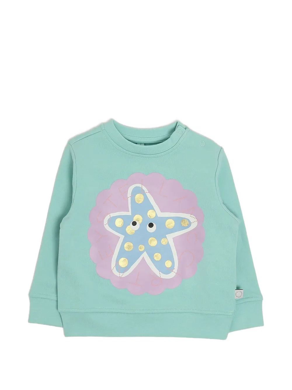 Stella McCartney Kids Sweater met print Blauw