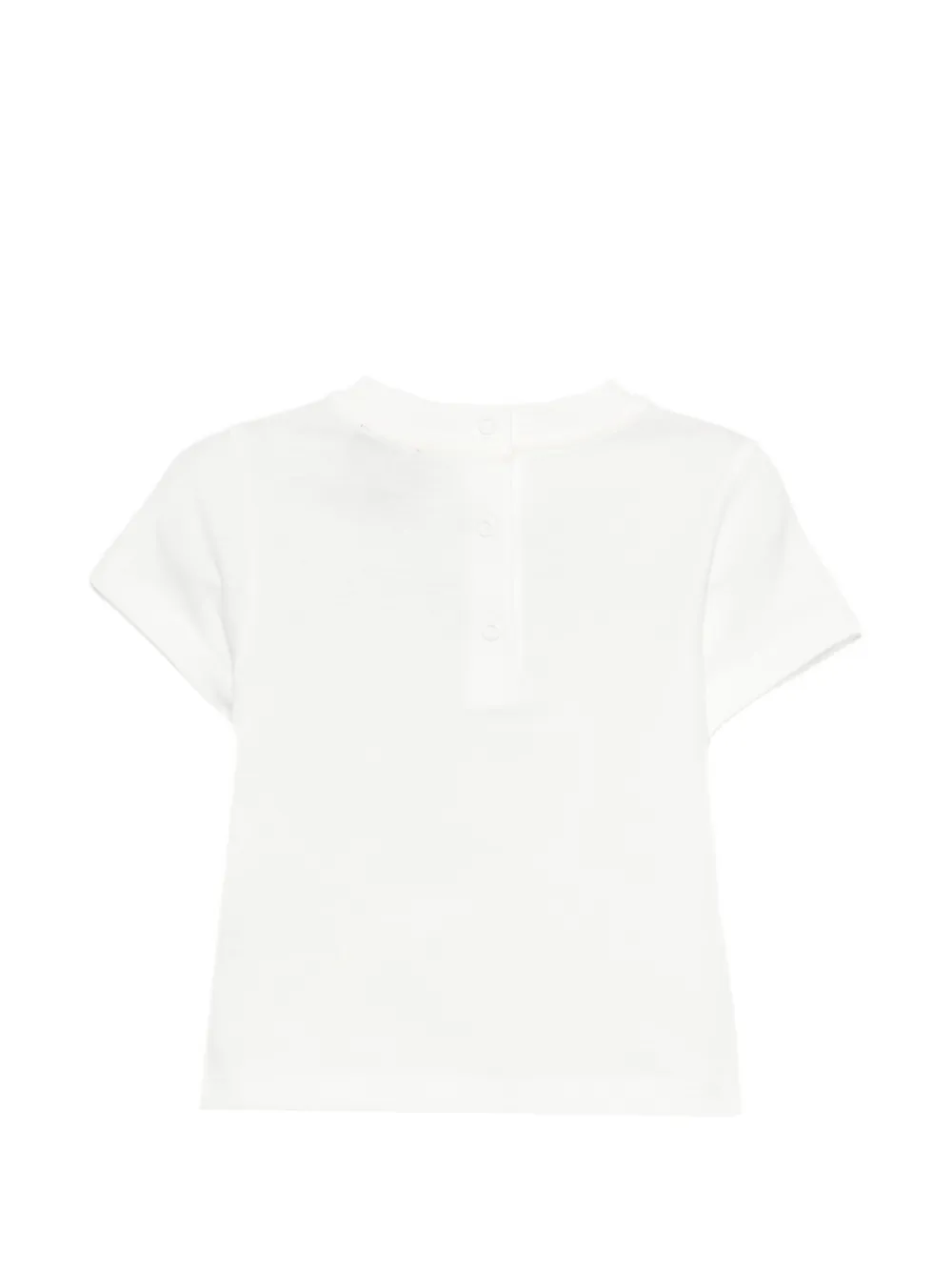 Fay Kids T-shirt met logoprint Wit