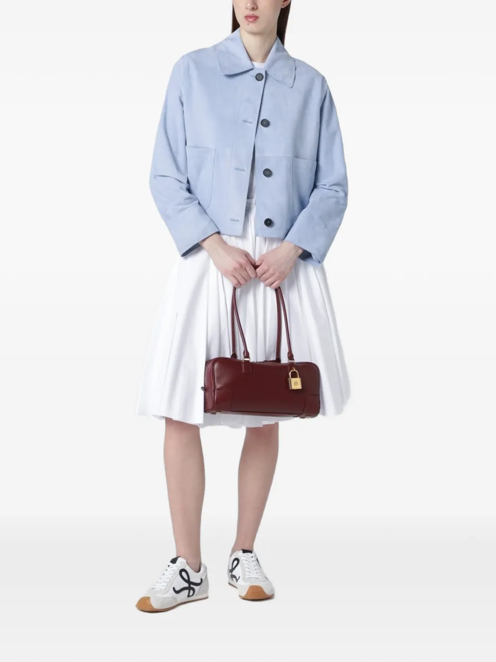  Swd By S.w.o.r.d. Point-collar Jacket - Blue 
