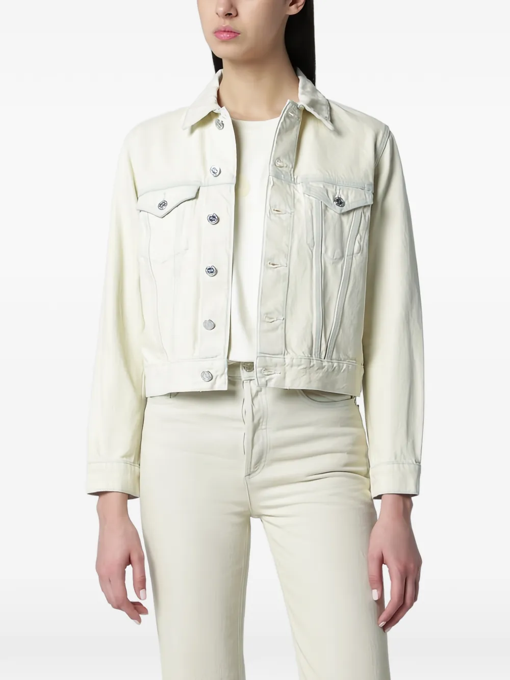 A.P.C. bleached denim jacket - Toni neutri