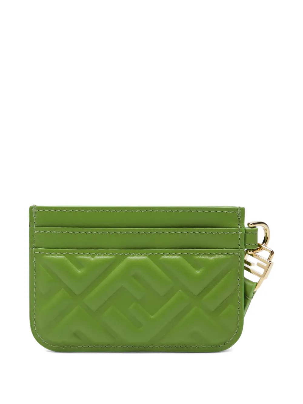 FENDI Baguette pasjeshouder met FF-patroon Groen