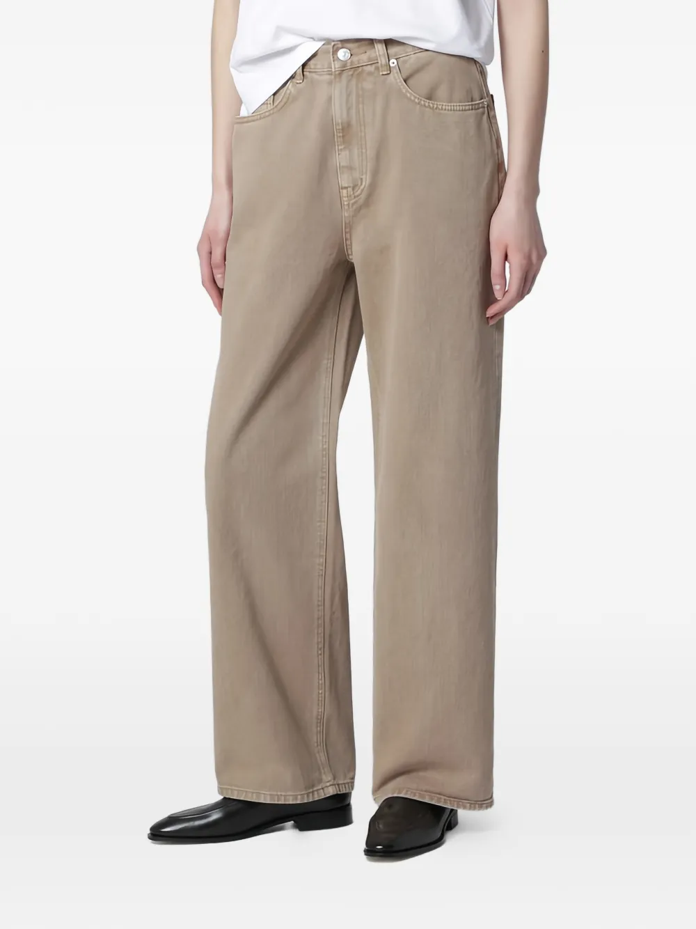  Dunst Wide-leg Jeans - Neutrals 