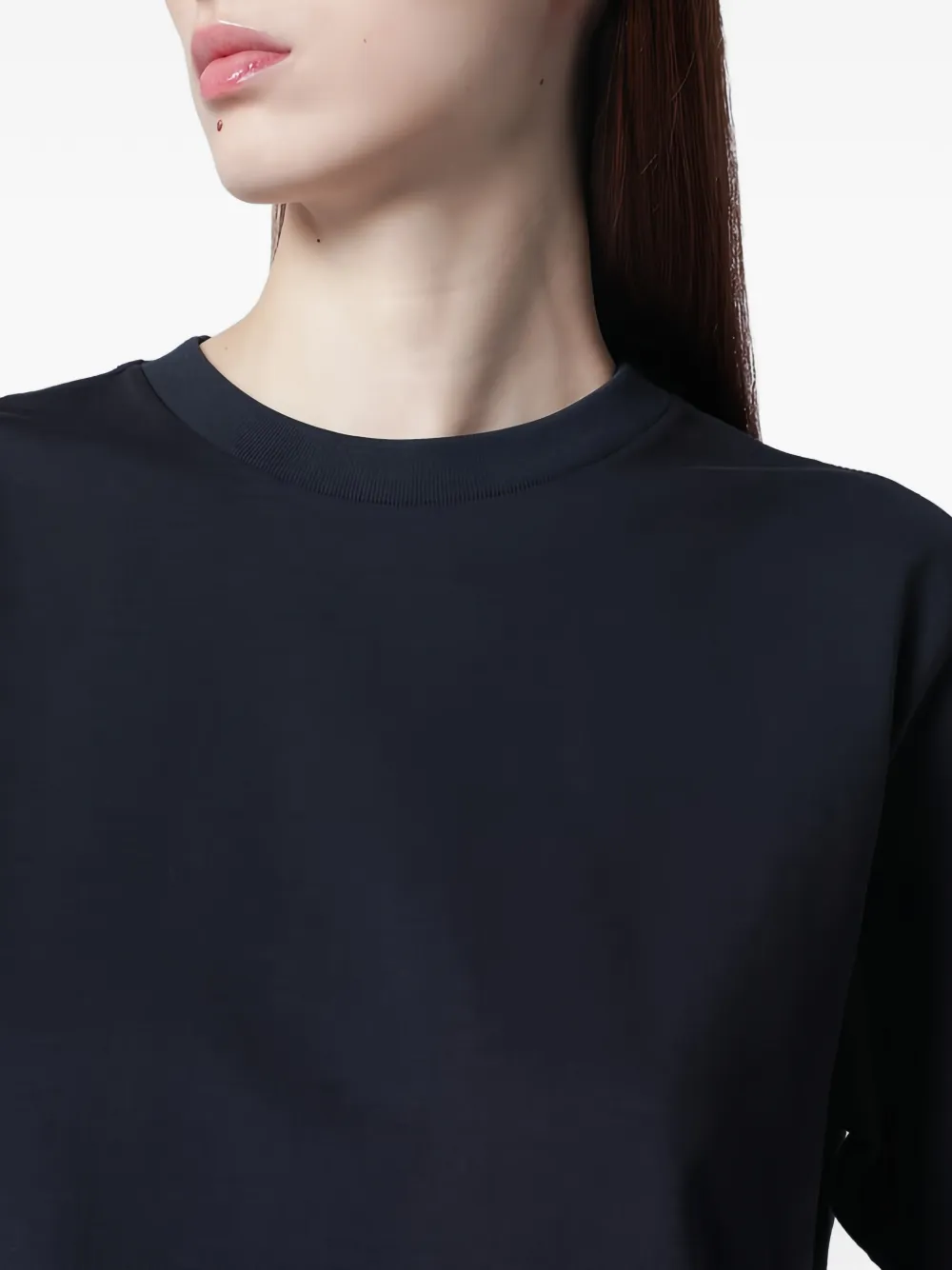 DUNST Katoenen T-shirt Zwart