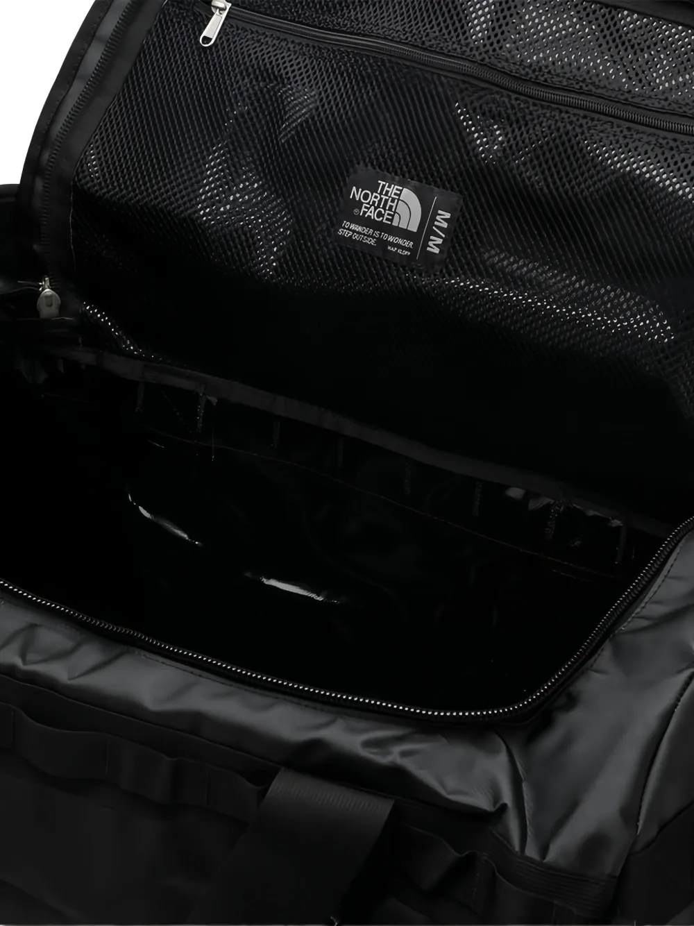 logo-print duffle bag