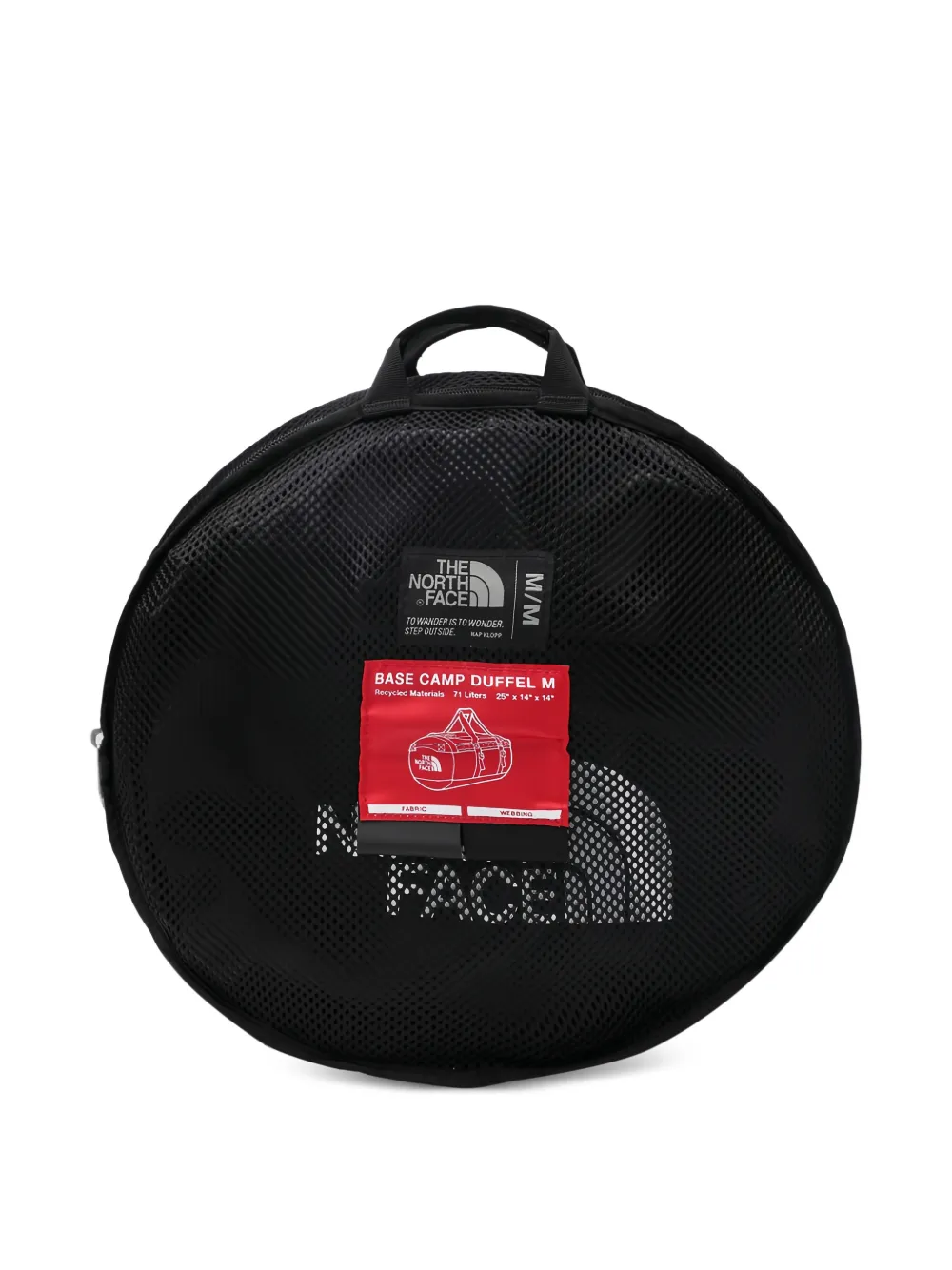 logo-print duffle bag